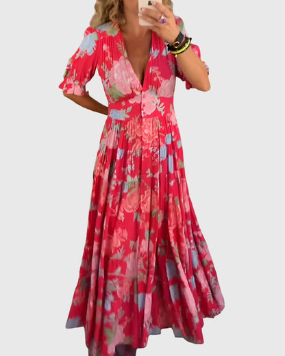 Dors | Vestido de flores de verano con Elegancia Práctica