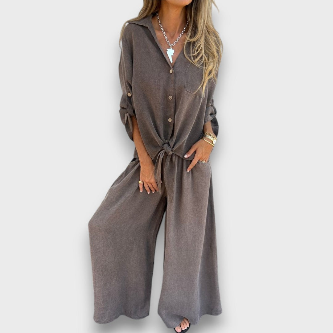 Soran – conjunto con camiseta oversized y pantalones anchos