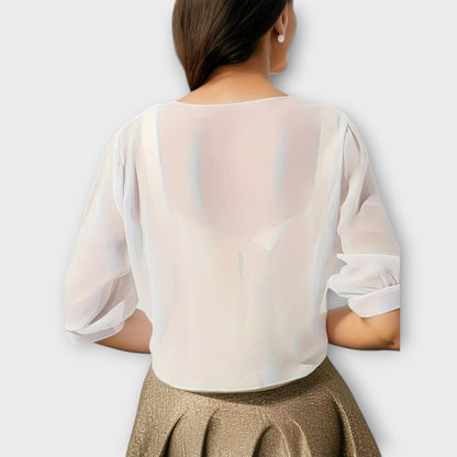 Camisa Olivia con frente abierto - comodidad y elegancia