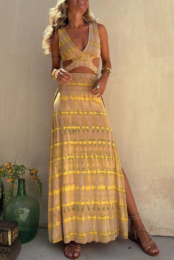 Bianca - Vestido cut-out con escote profundo