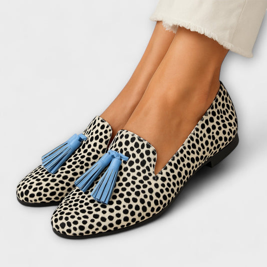Zapatillas Mira con tiras y estampado de puntos