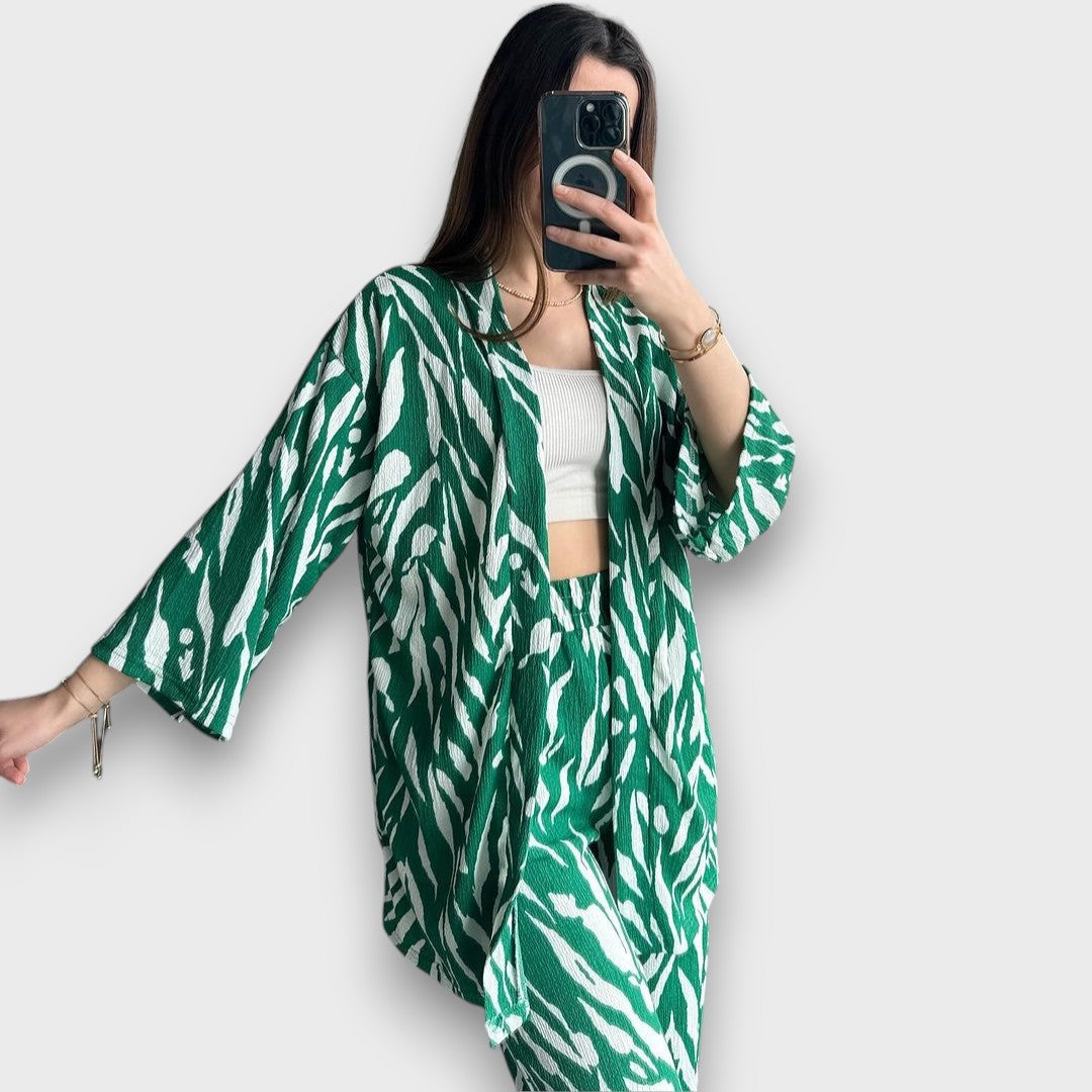 Zana – conjunto con estampado de cebra