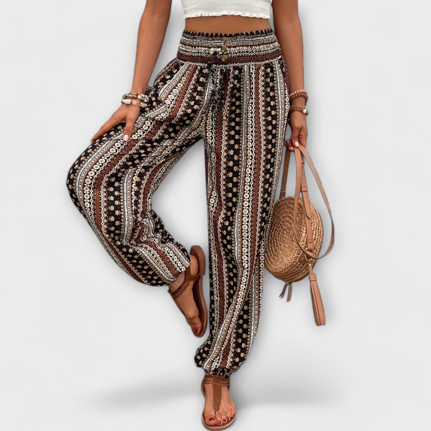 Pantalones etnográficos Scarlet - Comodidad y estilo único