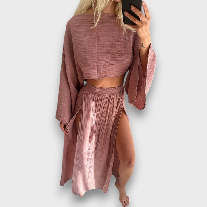 Eliz – Conjunto de licra holgada