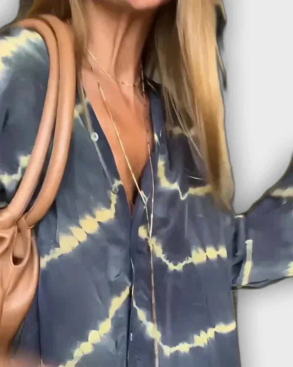 Vestido maxi boho con rayas