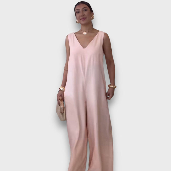 Aubryn – Mono con cuello en V