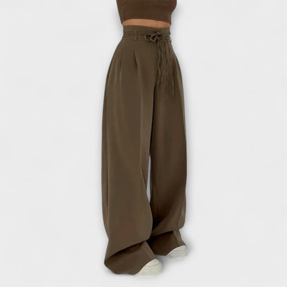 Pantalones de chándal para mujeres con cordón