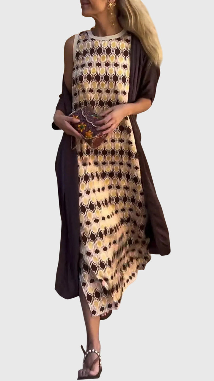 "Erika" | Conjunto elegante para vacaciones de verano.