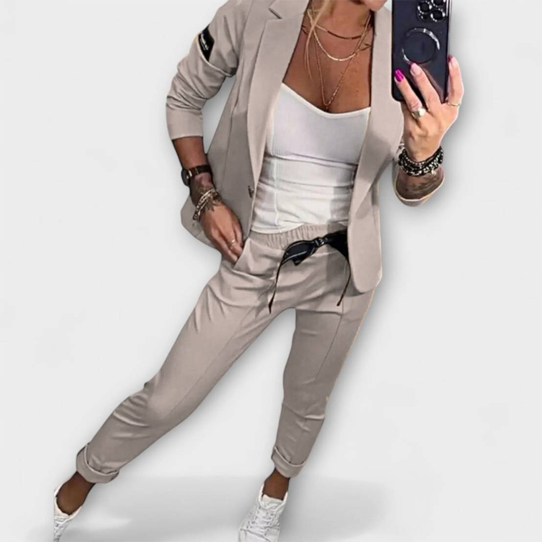 Verna – Conjunto de dos piezas con elegancia ligera