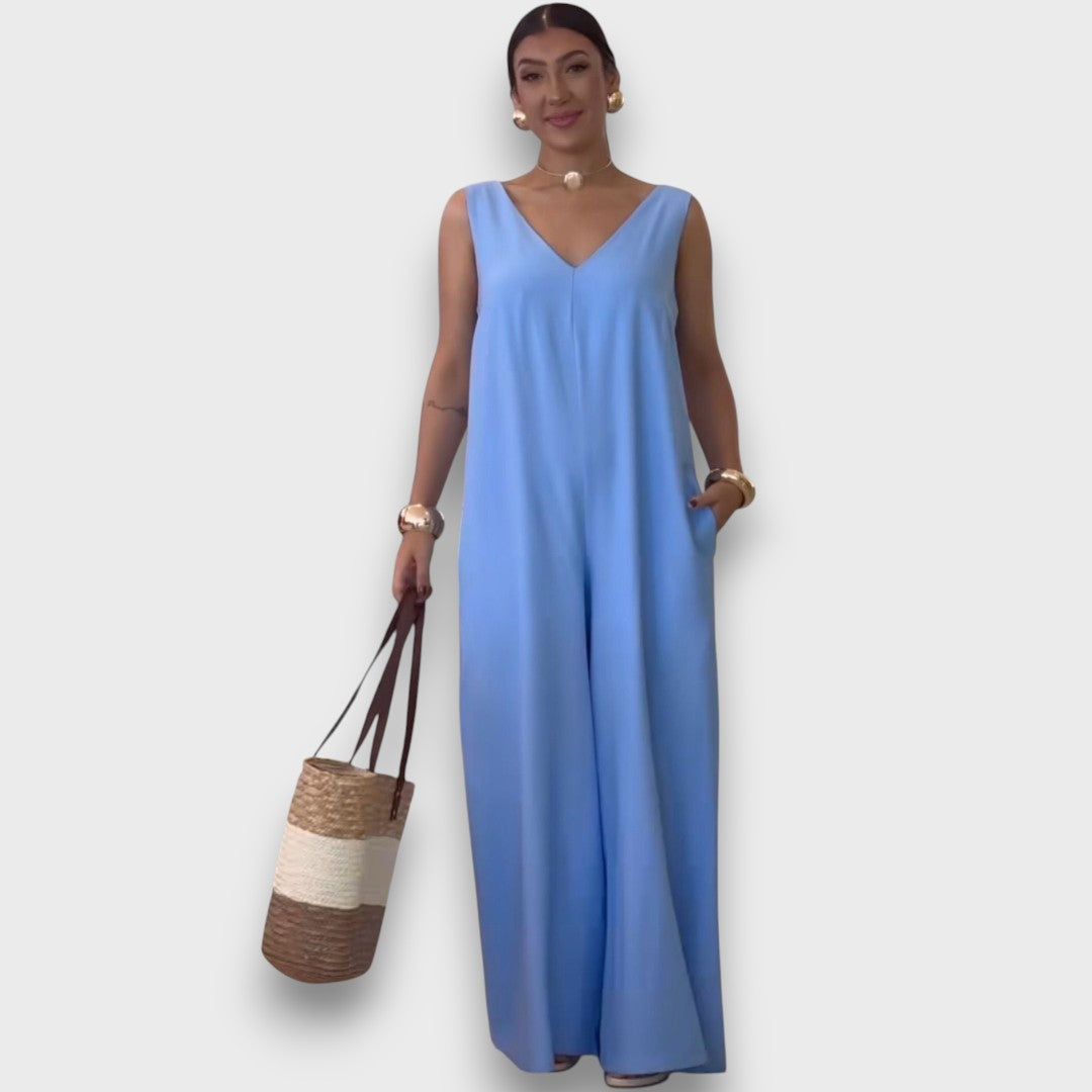 Aubryn – Mono con cuello en V