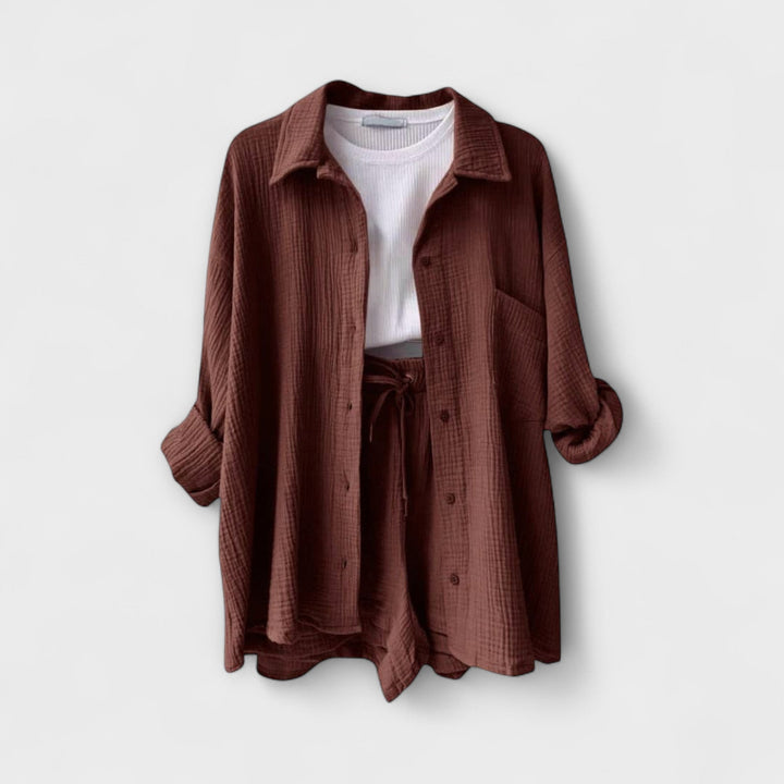 Johanna - Conjunto cómodo de 2 piezas