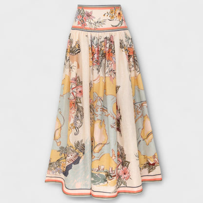 Falda mini A-line vintage elegante