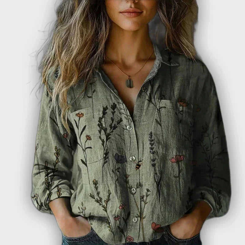 Camisa vintage impresa Nibs