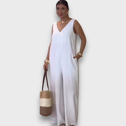 Aubryn – Mono con cuello en V
