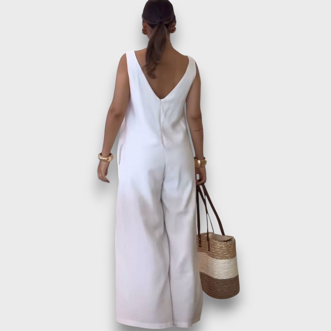 Aubryn – Mono con cuello en V