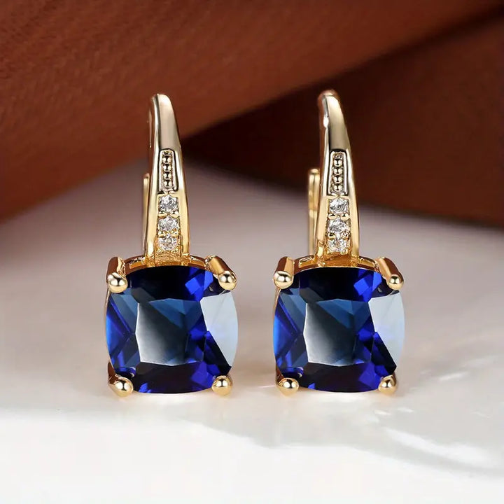Pendientes de aro Mystic Stone | Oro