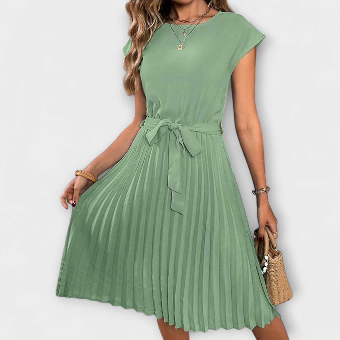 Vestido midi elegante para mujeres - Comodidad y estilo para cualquier evento
