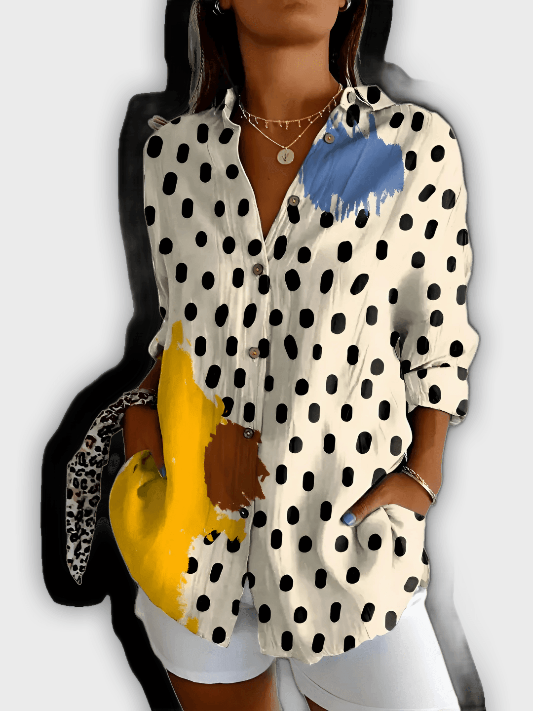 Camisa de flores elegante Ivy - Comodidad y estilo diario