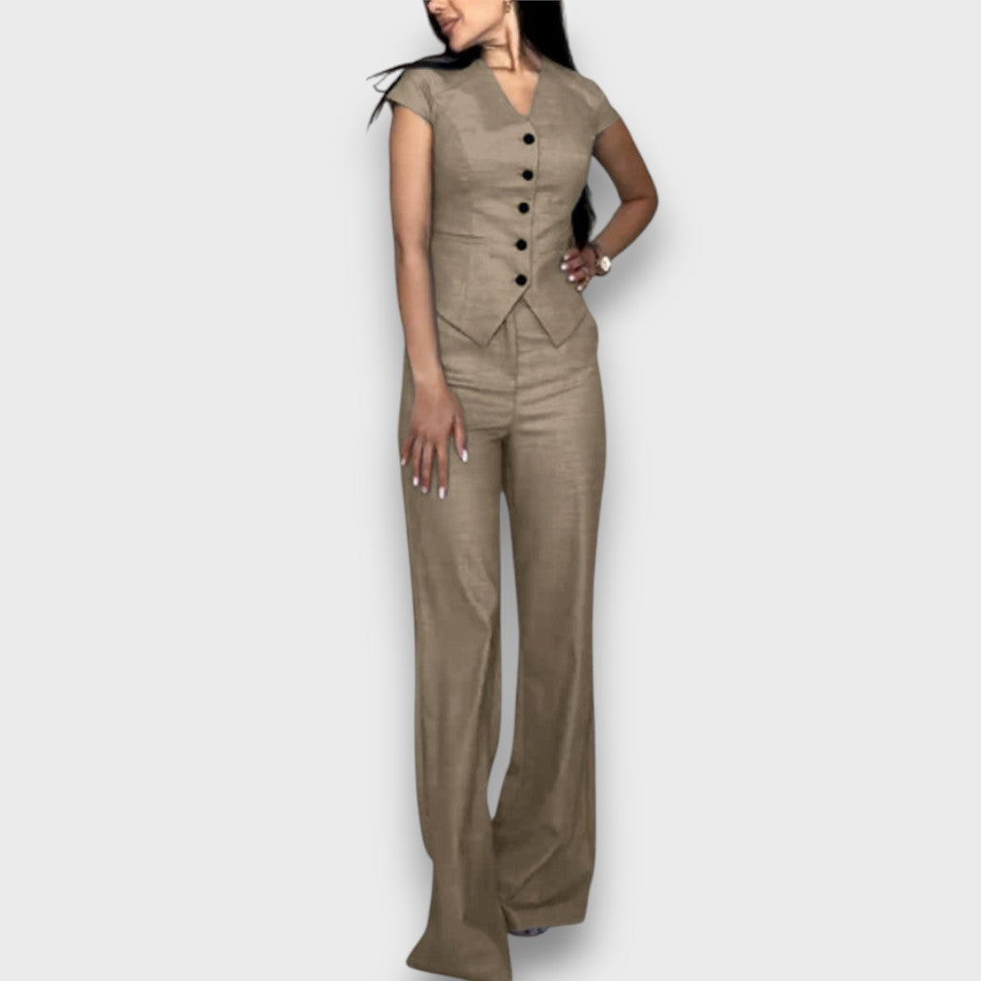 Laura – Conjunto elegante con silueta femenina