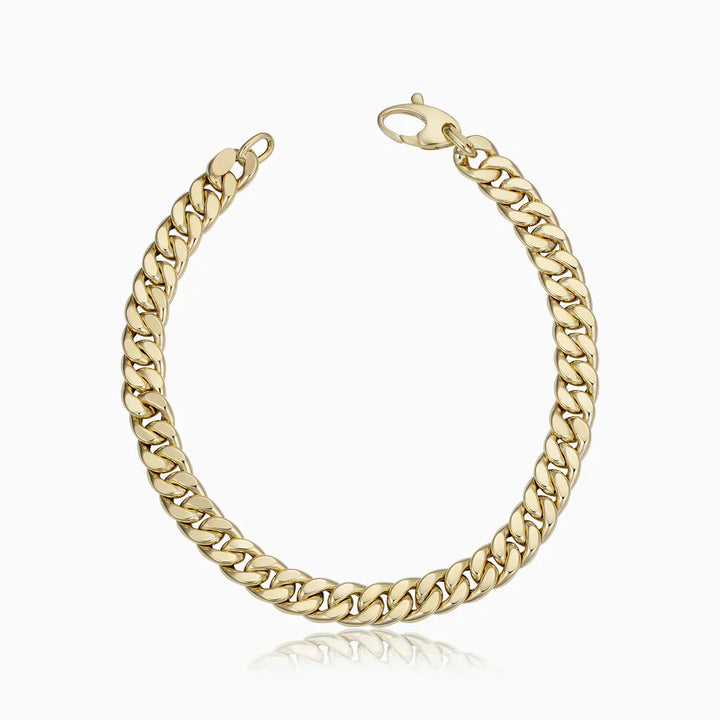 Pulsera cubana de verano | Oro