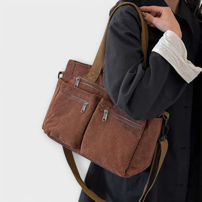 Bolso tote impermeable con compartimento interno espacioso