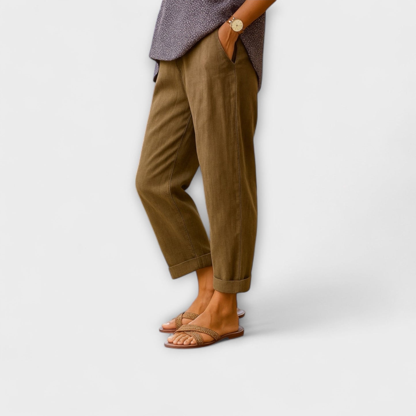 Pantalones ligeros y elegantes de verano