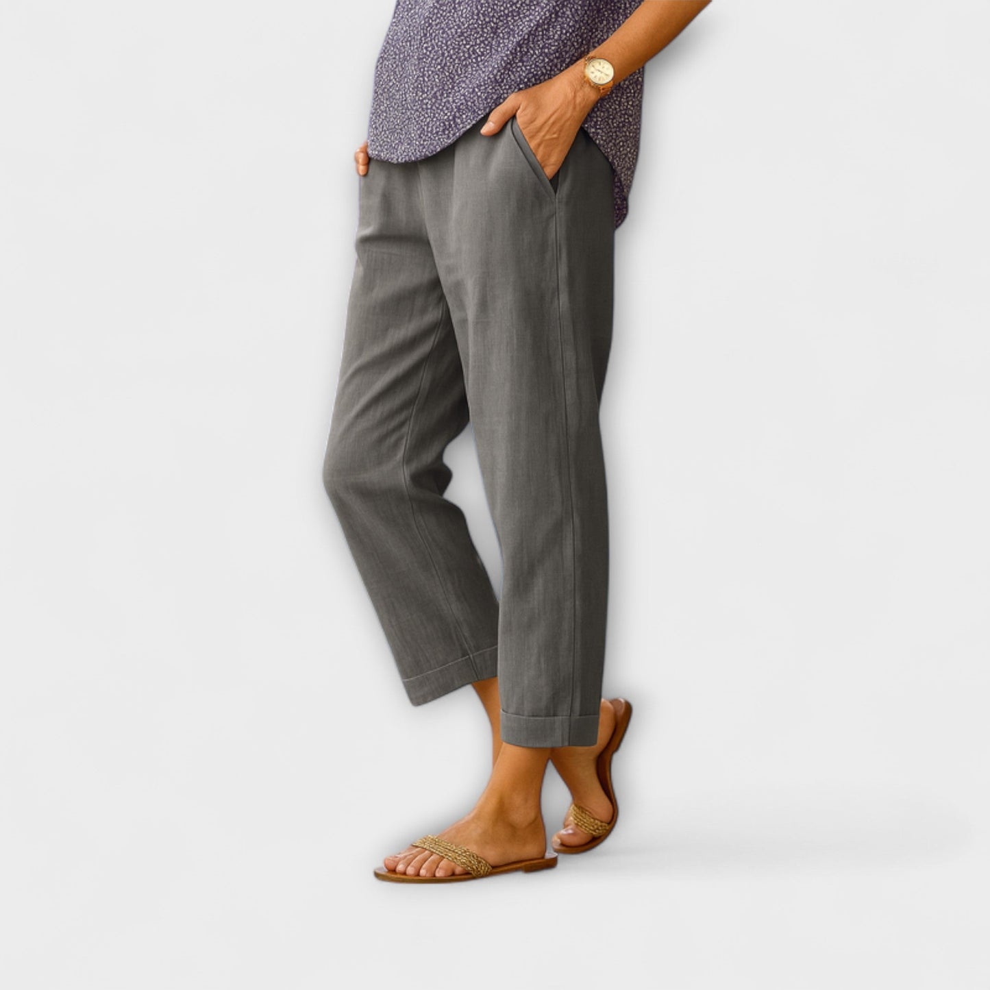 Pantalones ligeros y elegantes de verano