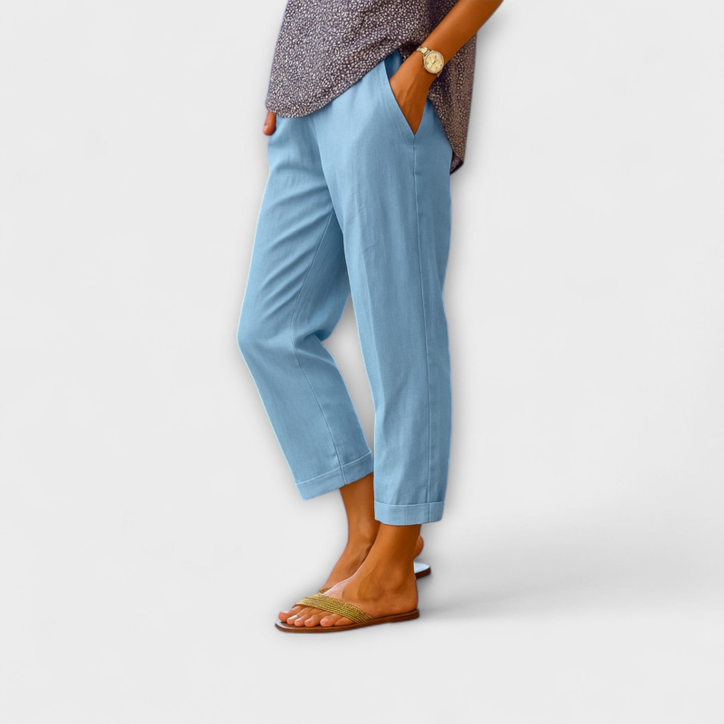 Pantalones ligeros y elegantes de verano