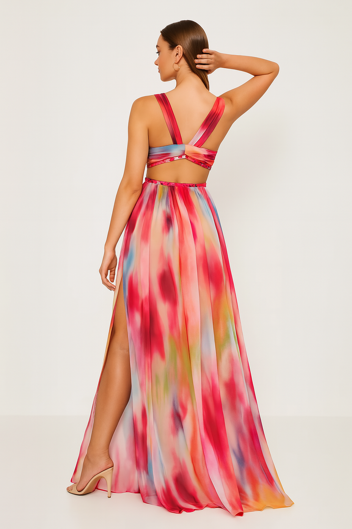 Pria™ | Vestido maxi estampado