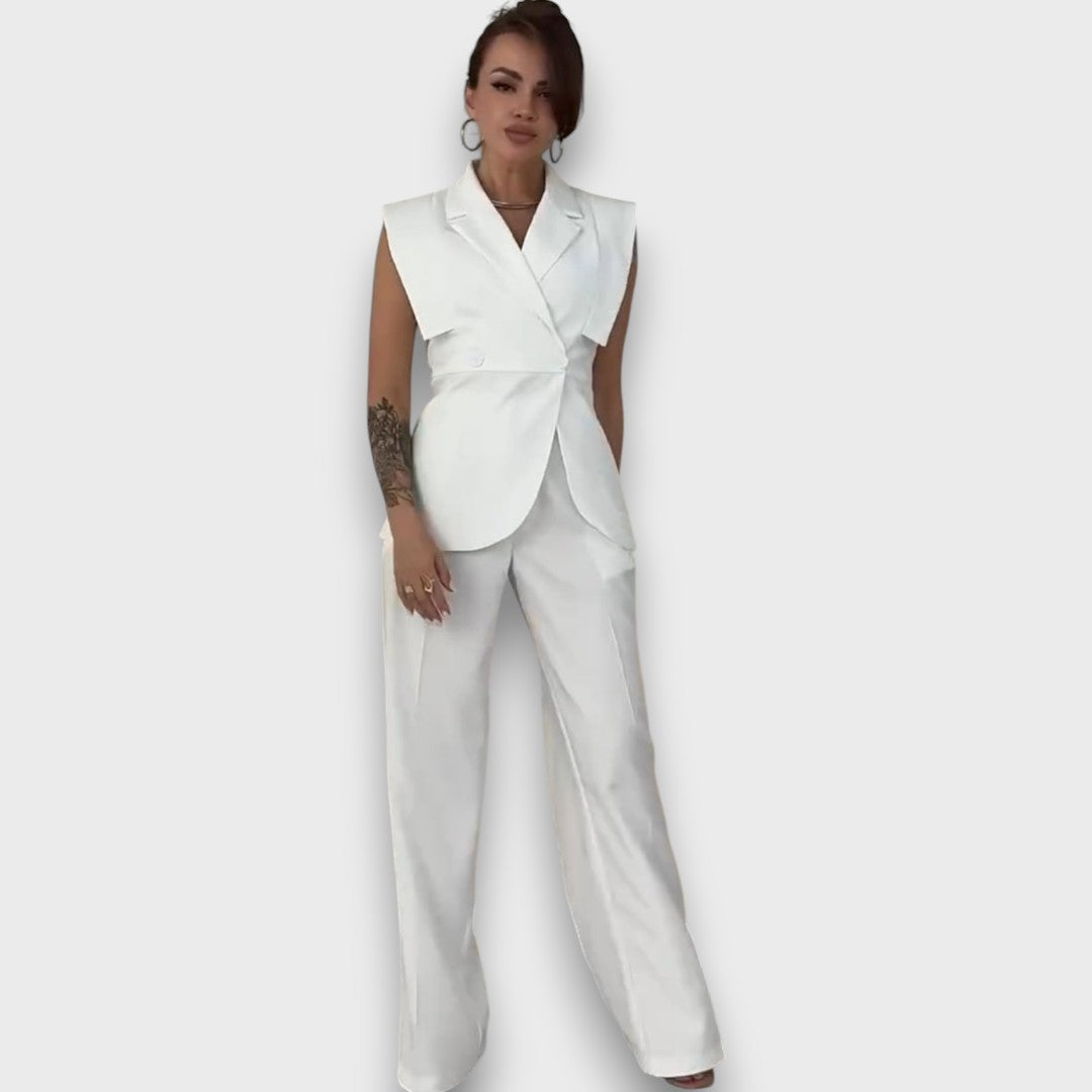 Olanda – Conjunto con blazer oversize y pantalones anchos