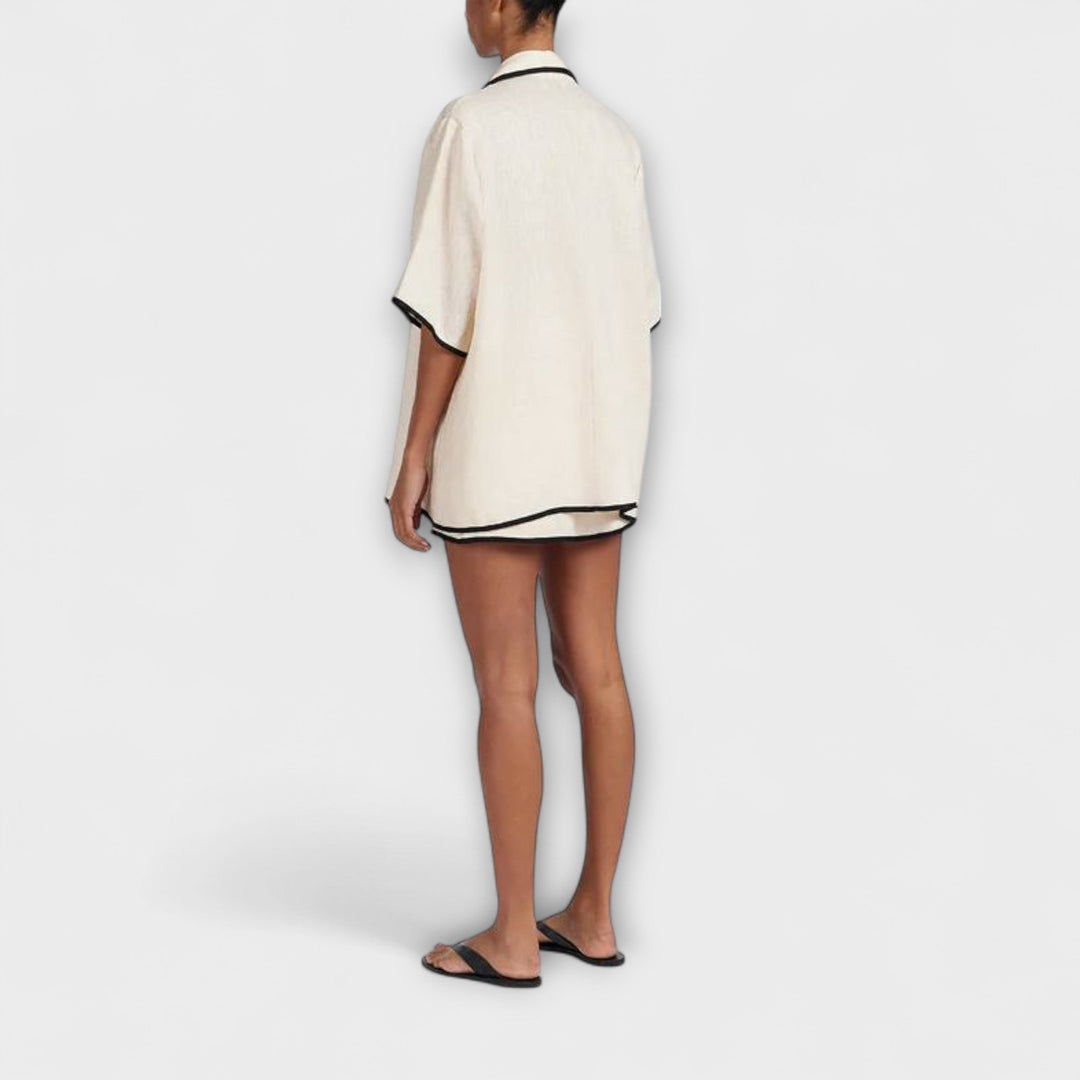 LUAEN – Conjunto agradable con rayas negras