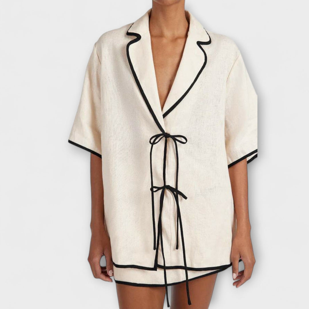 LUAEN – Conjunto agradable con rayas negras