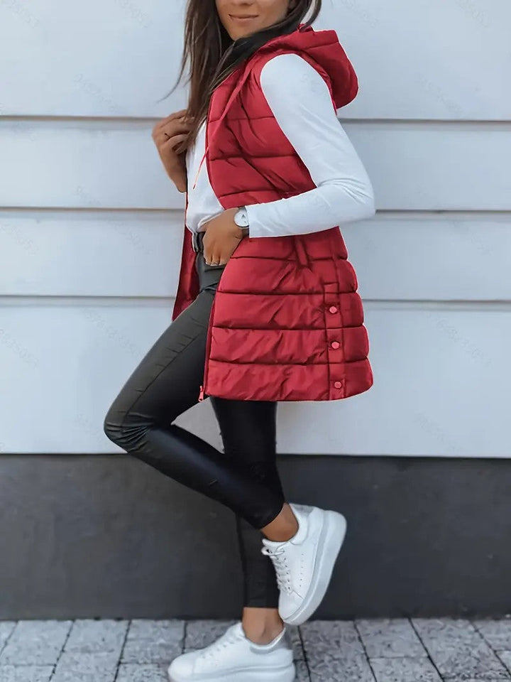 Zara™ | Chaleco Largo Sin Mangas Casual