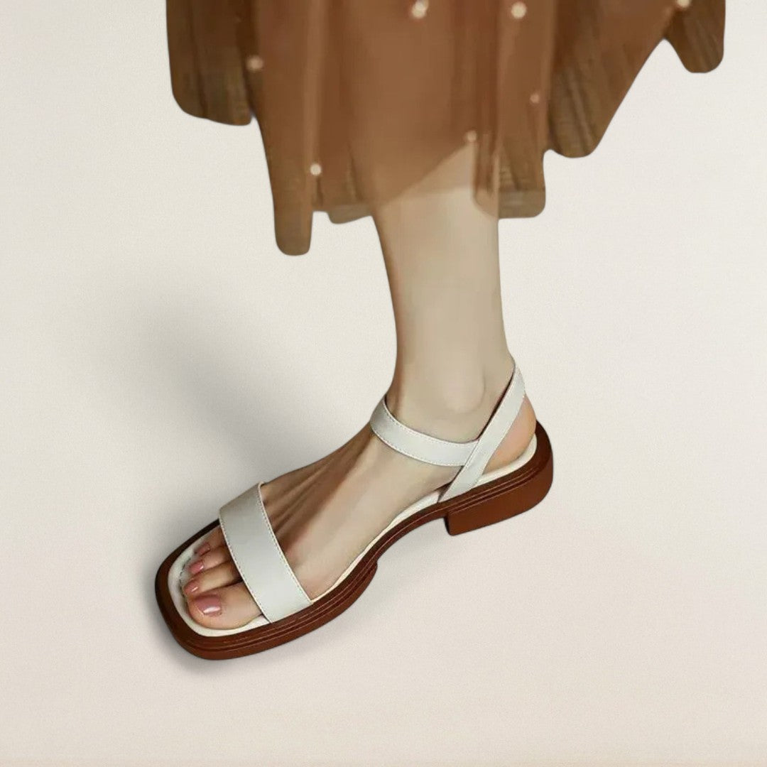 Sandalias elegantes y cómodas con confort ortopédico