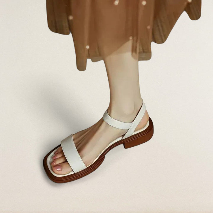 Sandalias elegantes y cómodas con confort ortopédico