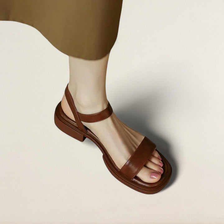 Sandalias elegantes y cómodas con confort ortopédico