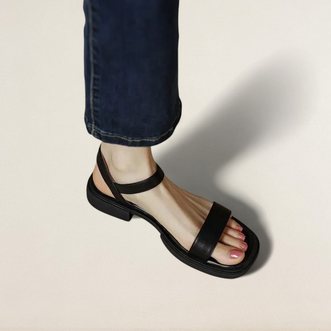 Sandalias elegantes y cómodas con confort ortopédico