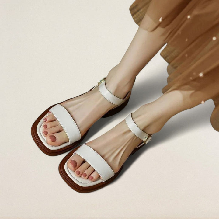 Sandalias elegantes y cómodas con confort ortopédico