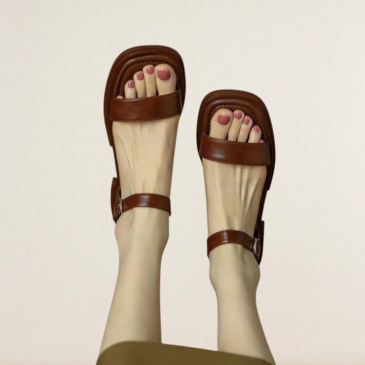 Sandalias elegantes y cómodas con confort ortopédico