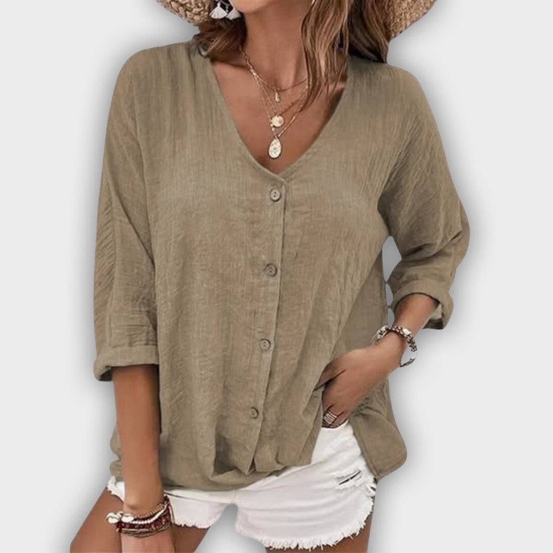 Camisa Verónica diaria elegante y cómoda para mujeres