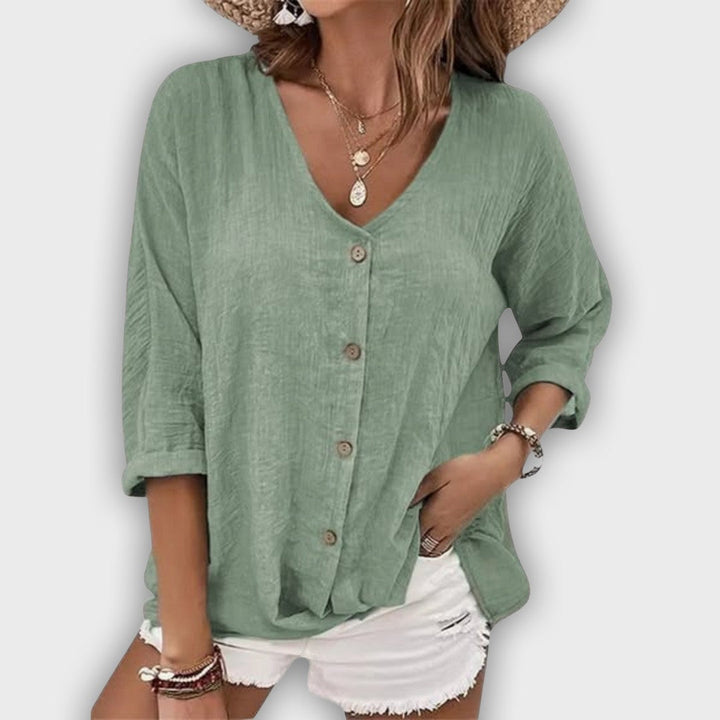 Camisa Verónica diaria elegante y cómoda para mujeres