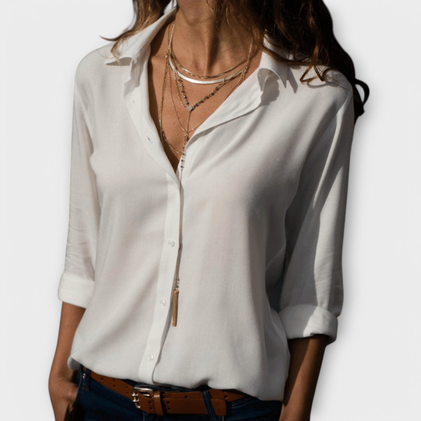 Camisa Mona Elegante Clásica para Máxima Comodidad