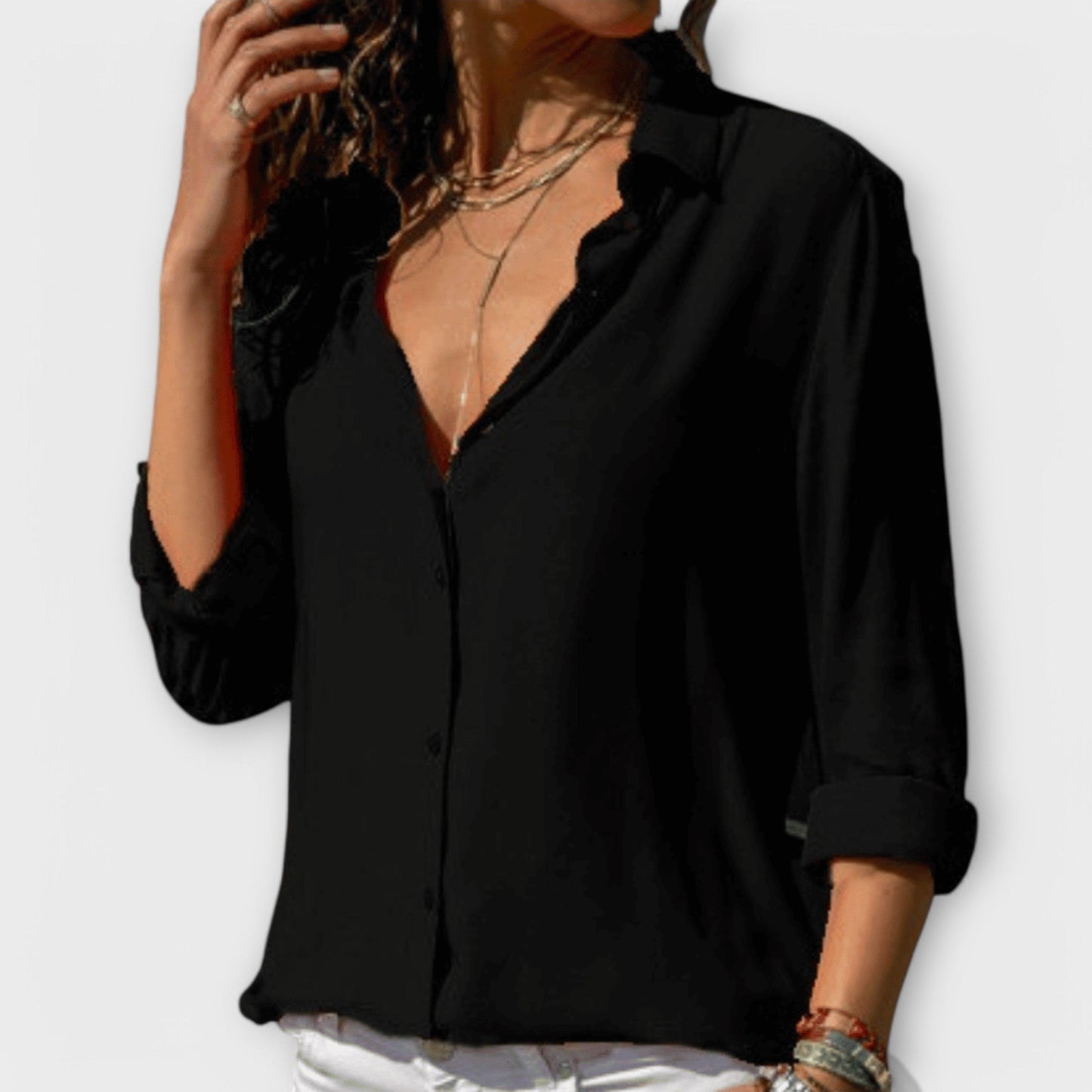 Camisa Mona Elegante Clásica para Máxima Comodidad