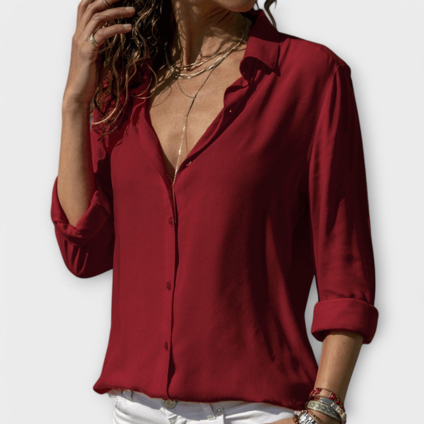Camisa Mona Elegante Clásica para Máxima Comodidad