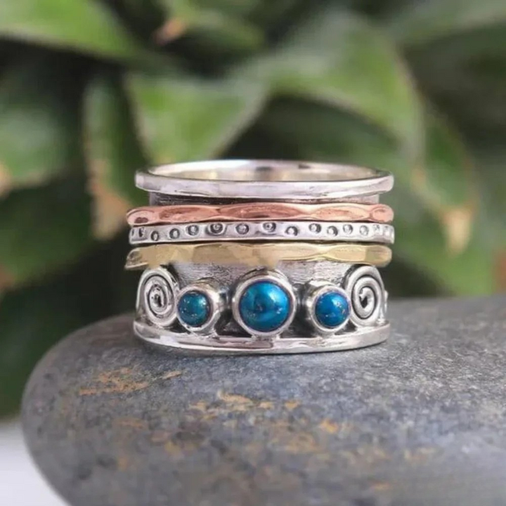 Anillo de meditación bohemio Safari – Joyería de lujo y calidad