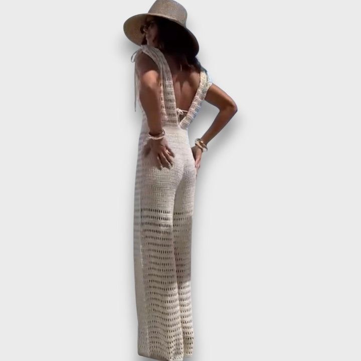 Eizlin – Mono de verano con detalles de macramé