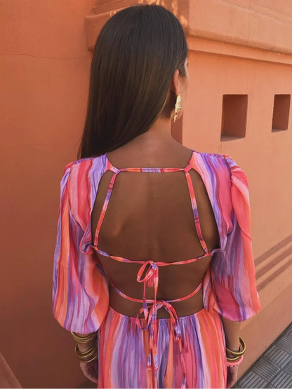 Paloma | Vestido elegante con cortes