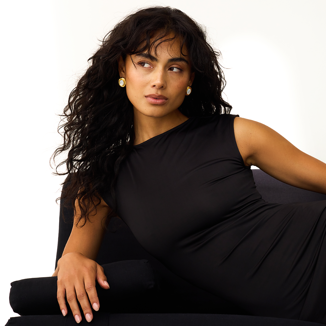 Pendientes Giselle Perla | Oro