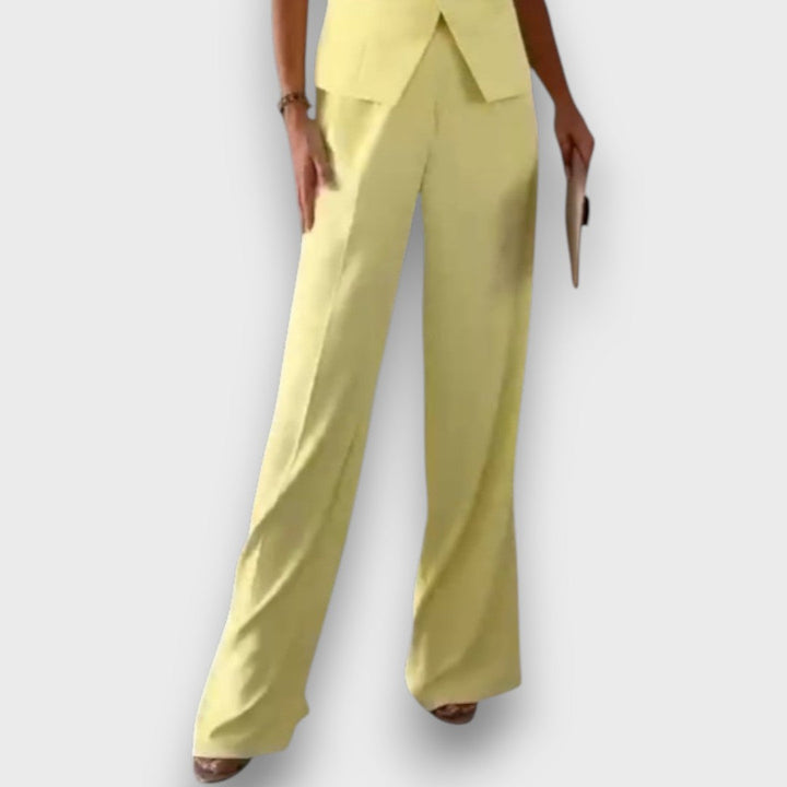 Milia – Conjunto de mujer con chaleco y pierna ancha