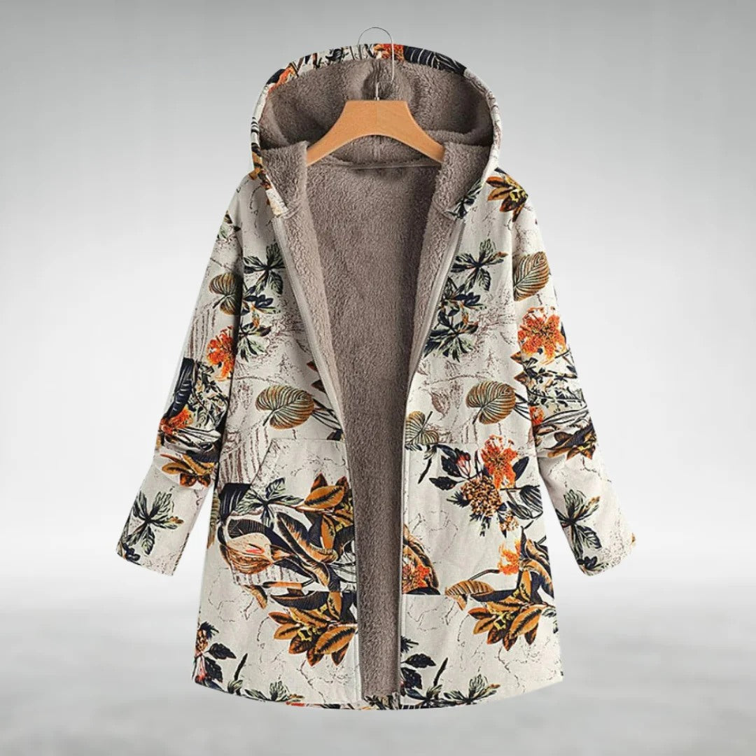 Mira™ - Chaqueta de Forro Polar Floral Elegante